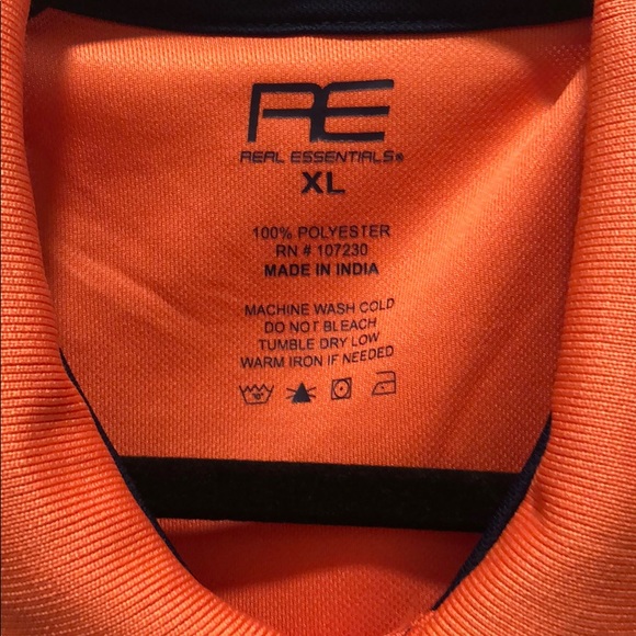 Men’s Orange Polo - Picture 2 of 2